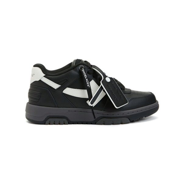 Off-White of Office calf leather Black White