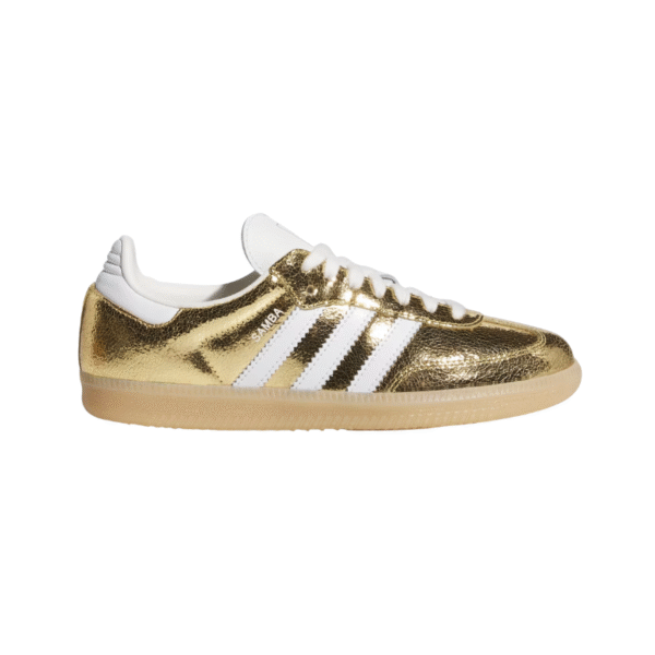 Adidas Samba OG - Gold Metallic Cracked