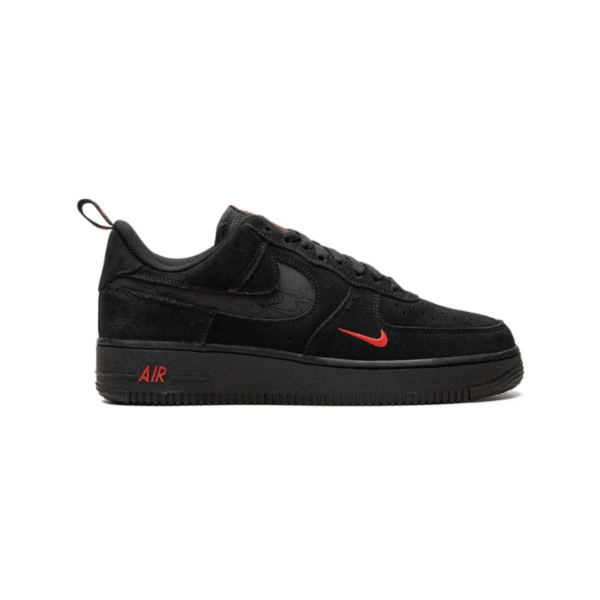 Nike Air Force 1 Low Multi-Swoosh Black Crimson