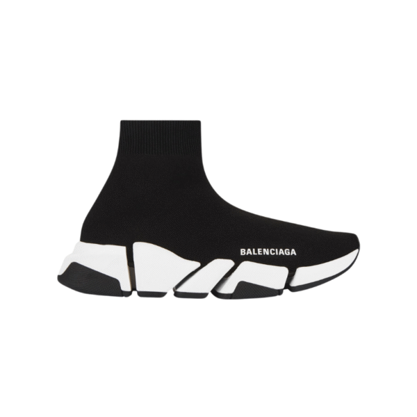 Balenciaga Speed 2.0 Recycled Knit - Black/White