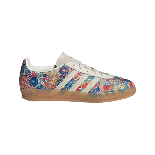 Adidas Gazelle Indoor x Liberty London - Off White / Gum / Collegiate Green