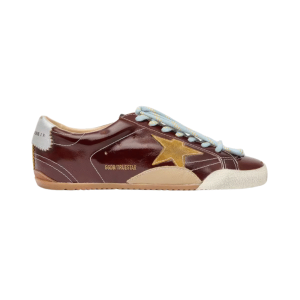 Golden Goose True-Star burgundy naplak