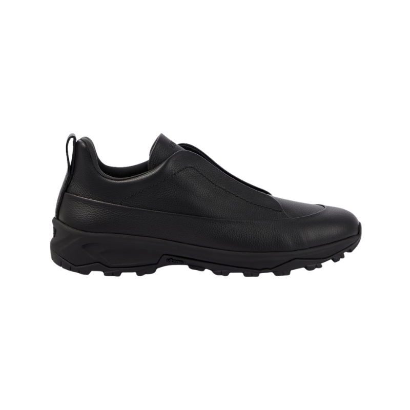 _Zegna Triple Stitch Monte sneakers Black Grained