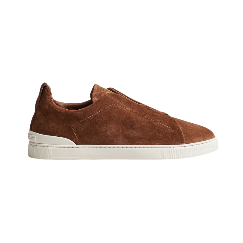 Zegna Triple Stitch sneakers Rich Brown